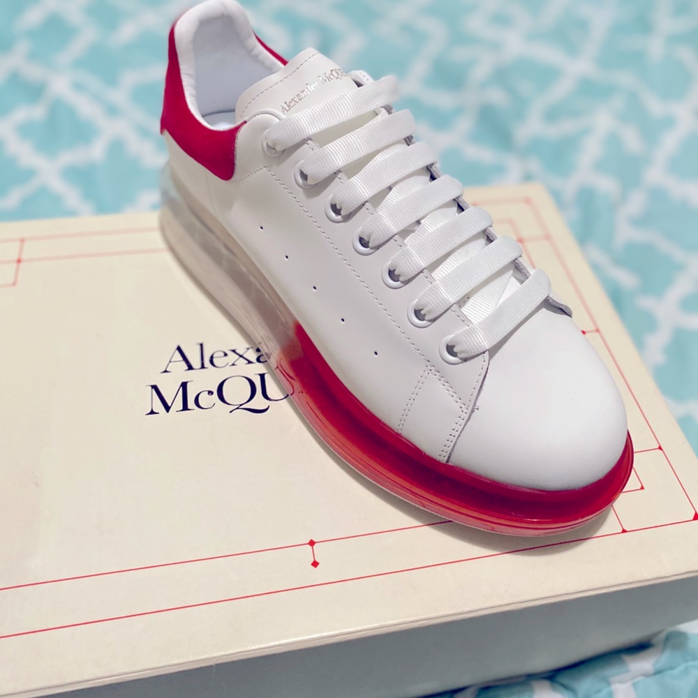 Alexander McQueen transparent sole